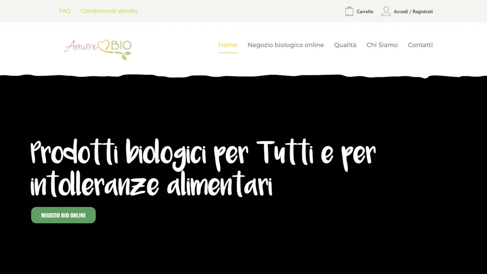 Il sito di Amore Bio