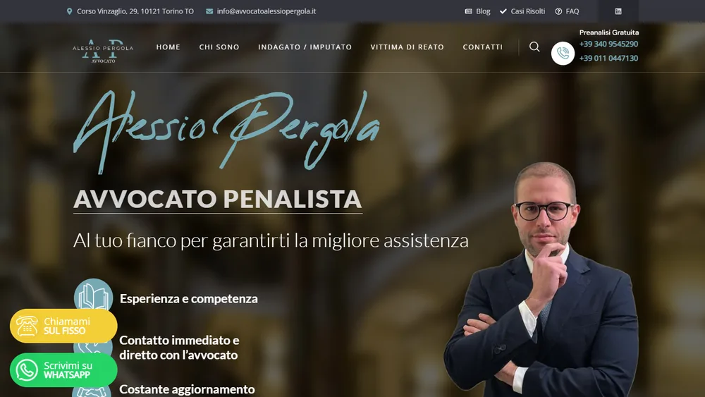 Il sito di Avvocato Alessio Pergola