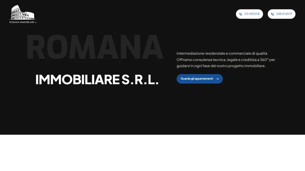 Il sito di Romana Immobiliare